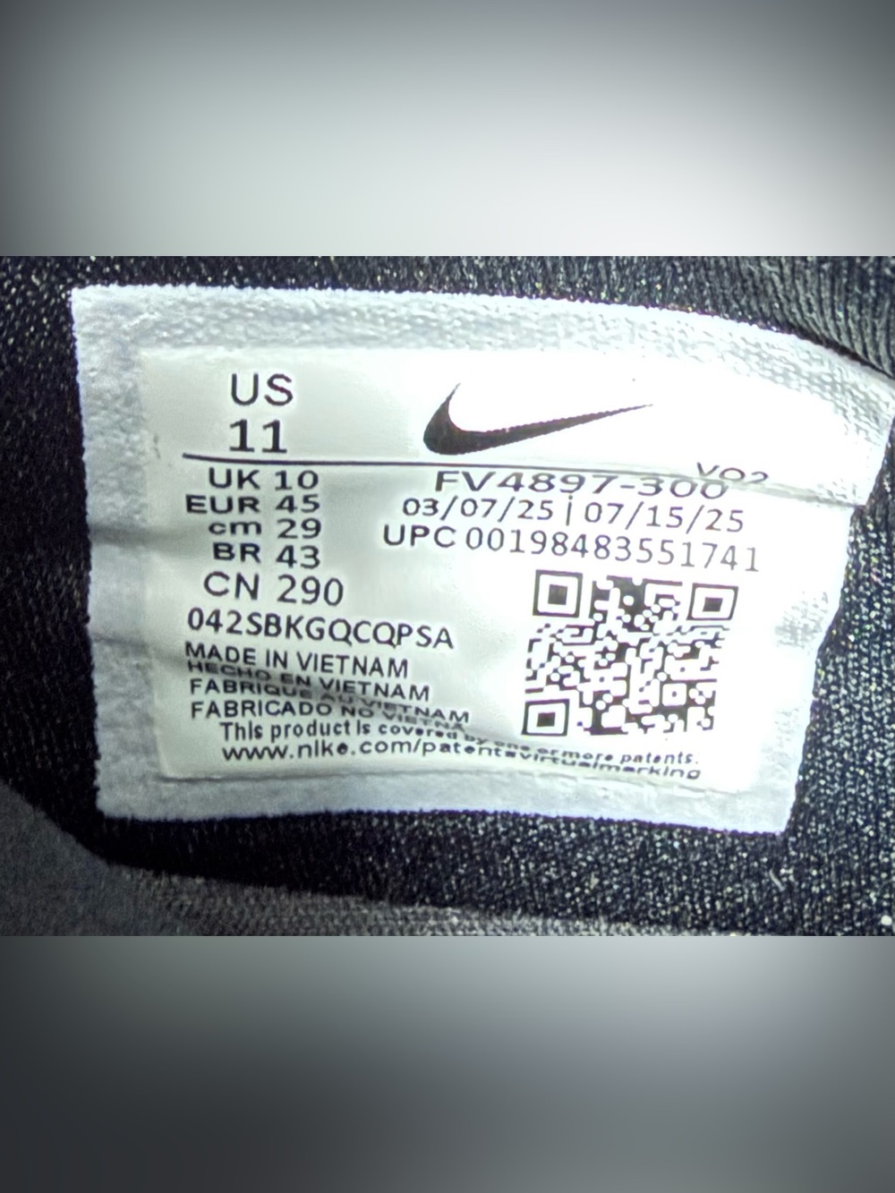 Nike Infinity Tour Next% 2 GTX Camo Green Golf Cleats FV4897-300‎ Mens Sizes - Picture 7 of 7